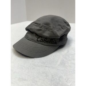 Cabelas Ladies Fit Cap Womens Army Green Cadet One Size Fits Most Logo